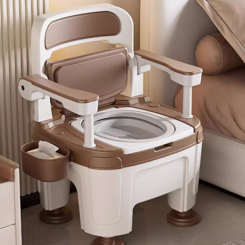 modern household deodorant foldable armrest thickened toilet Portable removable toilet chair for the elderly and pregnant women