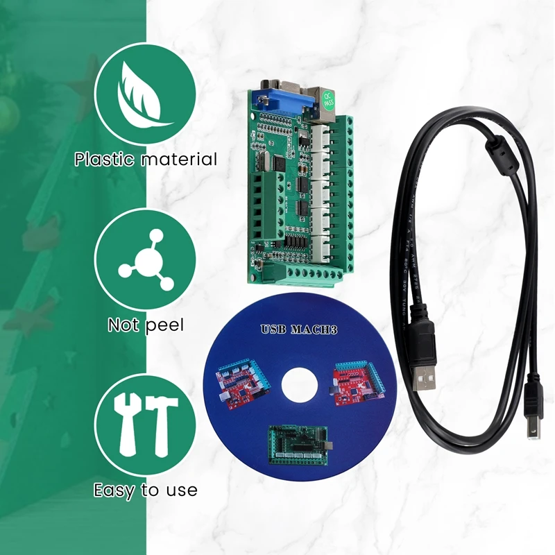 A81M New Mach3 V3.25 USB Driver Motion Controller 5 Axis CNC Board Z Tool Setter For CNC Router Cutting Engraving Milling Machin