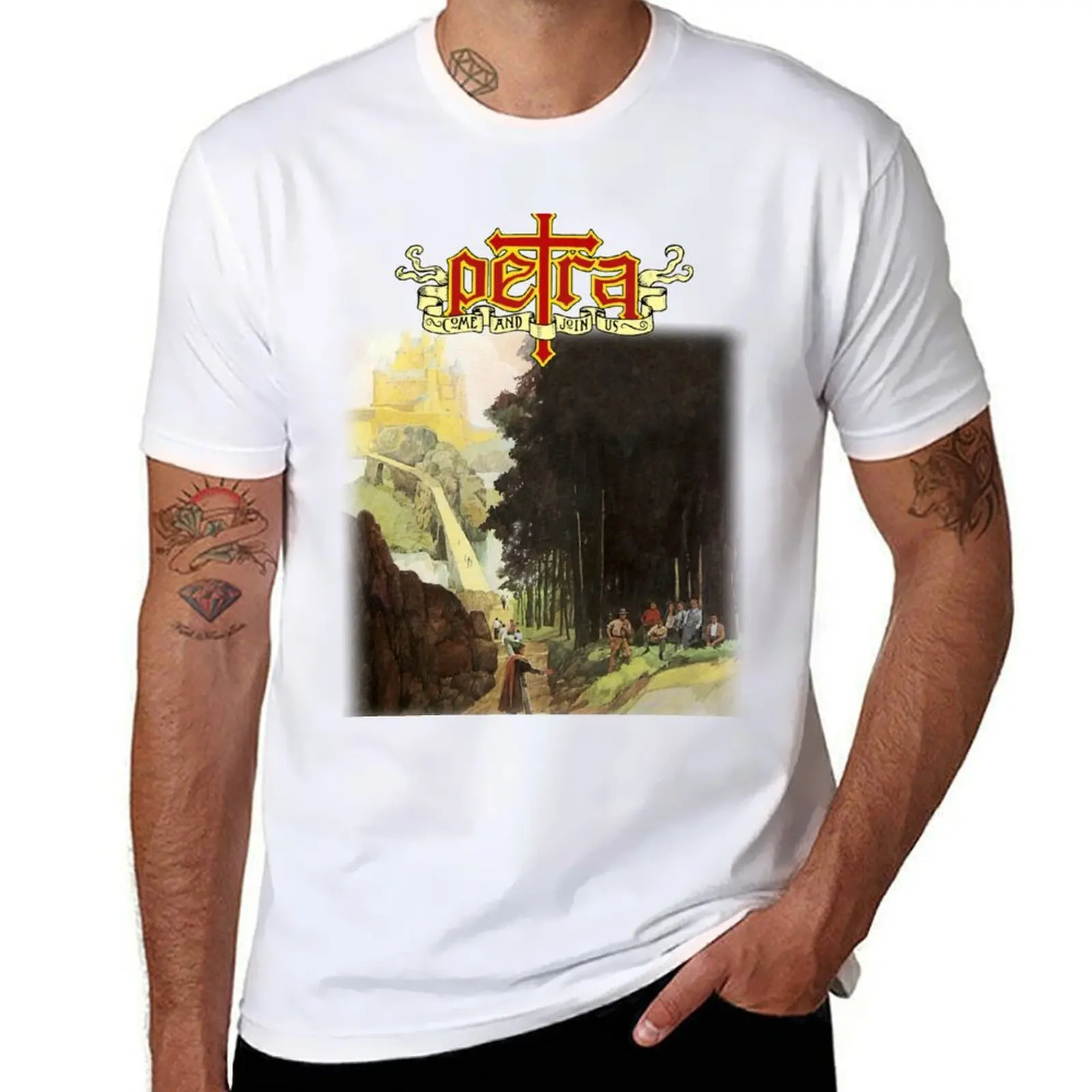

Petra - Come Join Us T-Shirt cotton t shirts high quality man t shirts graphic T-Shirt