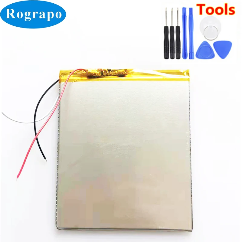 

New 3.7V 6000mAh Replacement Battery For Chuwi Hi9 Pro Tablet PC Accumulator 3 Wire +Tools