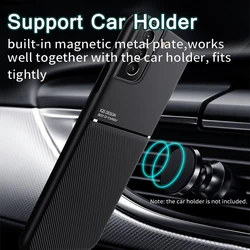 Magnetic Car Holder Phone Case for Samsung Galaxy S23 Ultra S23 S21 S20 Plus S10 S10E S9 Note 20 9 10 Silicone Shockproof Cover