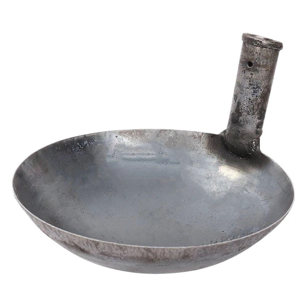 

Thickened Iron Spoon Large Capacity Water Ladle Kitchen Garden Scoop Durable Portable Metal Household Concretecoop