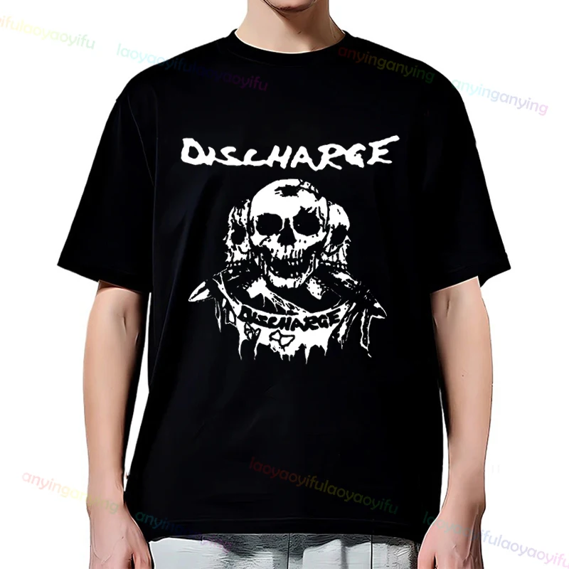 2025, Y2k – Disturbed Band – Grafik bedrucktes Rockband-T-Shirt, atmungsaktiv, bequem, Baumwolle, Streetwear, Herrenbekleidung, Damenoberteil