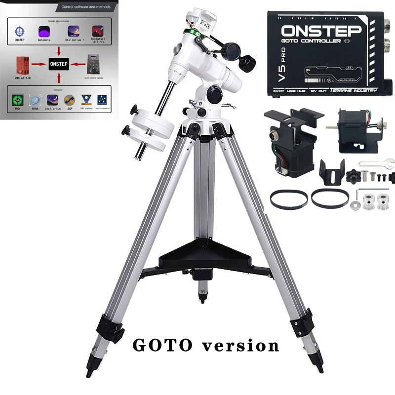 Sky-Watcher EQ3/EQ3D Strumento equatoriale V5 Onstep GOTO Bluetooth WIFI treppiede in alluminio con funzionalità complete telescopio astronomico
