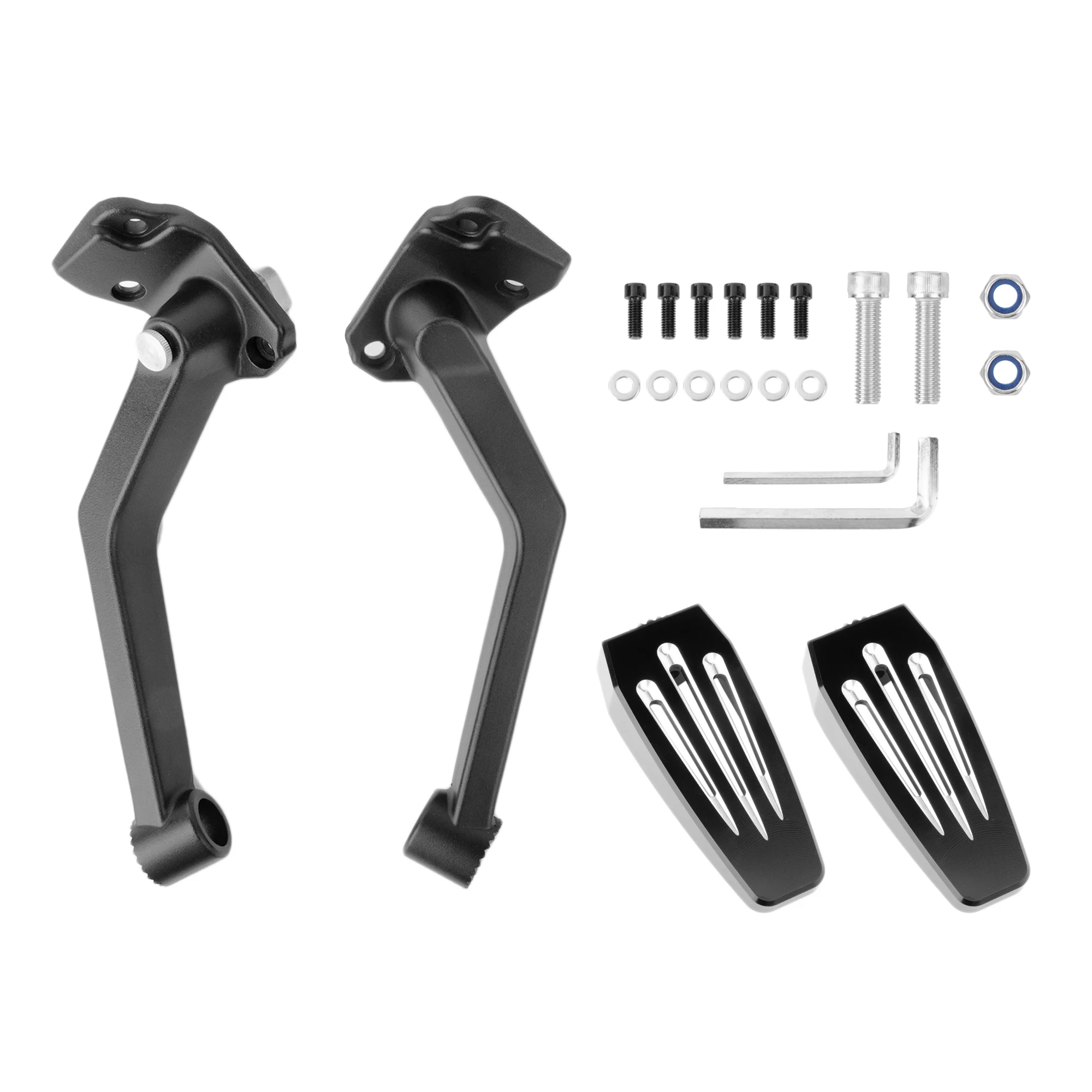 

Waterdrop Style Motorcycle Passenger Footpeg Aluminium Floorboard for Can-Am Ryker 600 900 Sport Rally Edition MAX Mount