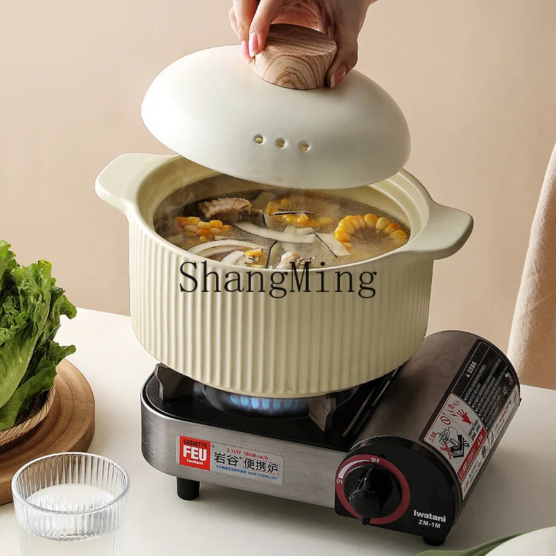 CL casserole stew pot Household gas stove Open flame High value casserole soup ceramic soup pot