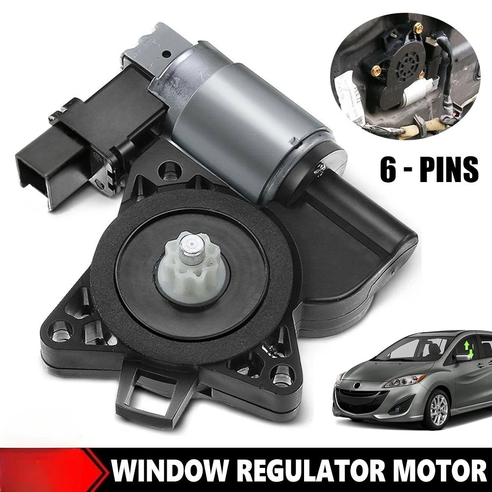 Front Left Right Power Window Regulator Motor For Mazda 3 6 CX7 CX9 RX-8, Electric Window Lift Motor Replacement
