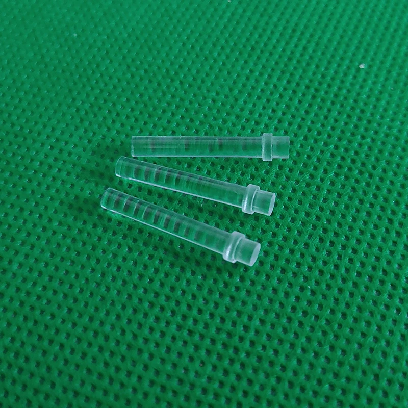 100 PC Clear color 2.54MM-42MM LIGHT PIPE FOR 3MM Led Diode LED Tube Lampshade Replace LPP3.0 Flat head light