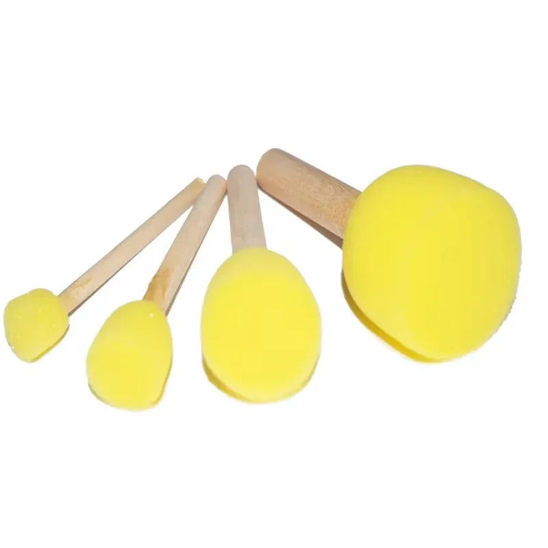 Malerei Schwamm Dichtung Pinsel Kit Pigment Druck Kulturelle Bildung DIY Kunst Liefert Zeichnung Requisiten Geeignet für Anfänger TMZ – Detail 16