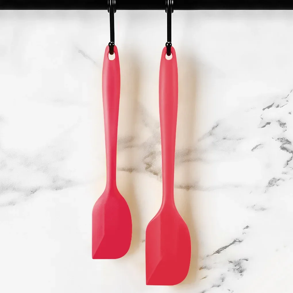 Good Multiple Color Silicone Baking Spatula Heat-Resistant Non-stick Cooking Kitchen Utensils Non-deformable Soft Baking Spatula