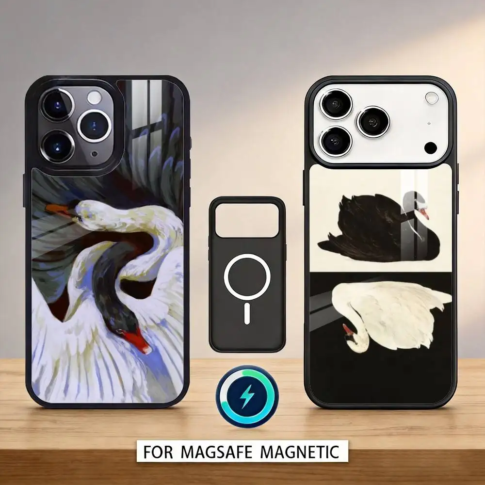 

Art H-Hilma af K-Klint Phone Case Magnetic For iPhone17 16 15 14 13 12 Pro Max For Magsafe Wireless Charging Cover