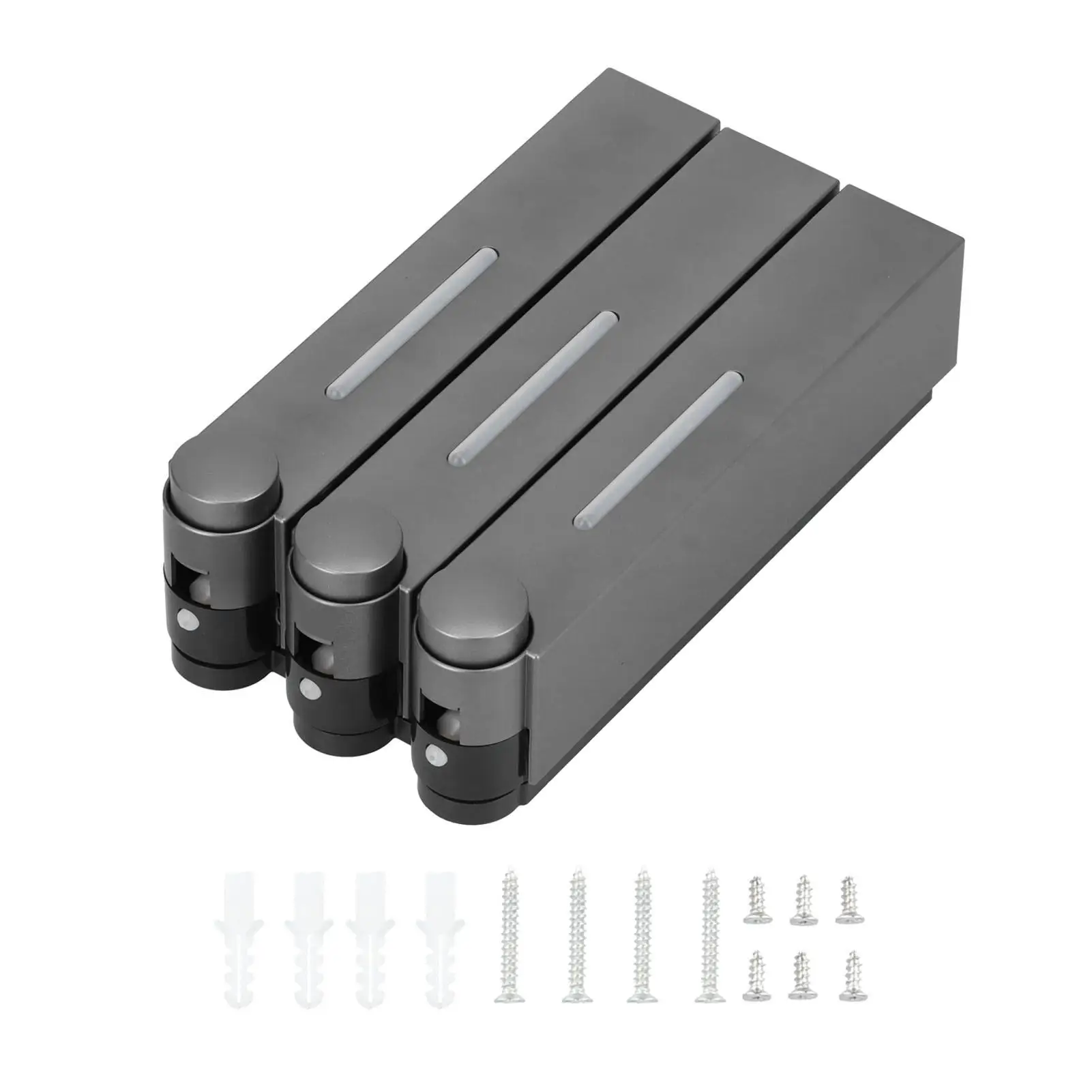 

Настенный 3-камерный дозатор мыла для геля для душа, шампуня и мыла для рук, идеально подходит для домашнего и гостиничного использования.