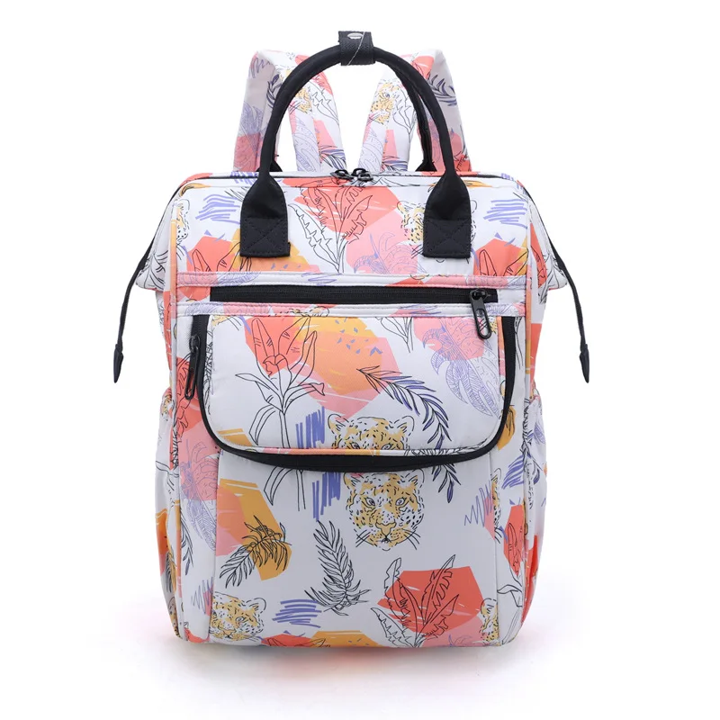 IYEAL Fashion Baby Nappy Bag Cute Animal Pattern Mommy Bag Multi Functional Large Capacity Diaper Bags for Babies Nursing Bags