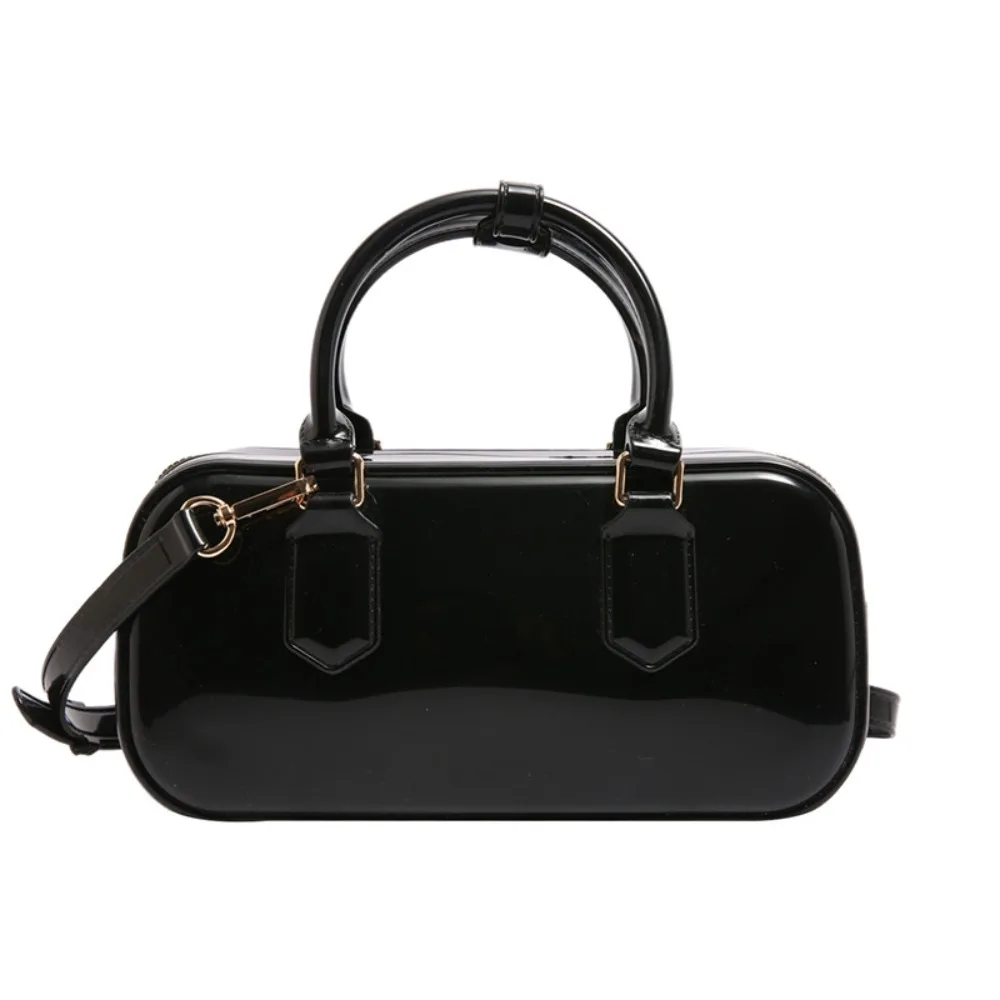 

Простая однотонная желейная сумка-бродяга, грязеотталкивающая водонепроницаемая летняя сумка через плечо, повседневная женская сумка через плечо из ПВХ