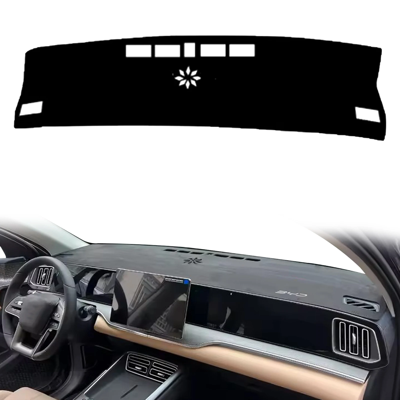 

for BYD Song PRO 2025 for New Sealion 5 DM-i 2026 Car Dashboard Cover Sunshade Non‑Slip Protector Dash Mat Interior Decor Pad