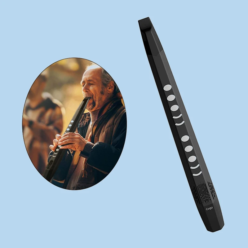 

Портативный электрический саксофон, профессиональный мини-электронный духовой инструмент, MIDI Connect, наушники, саксофон для начинающих, выдувная трубка