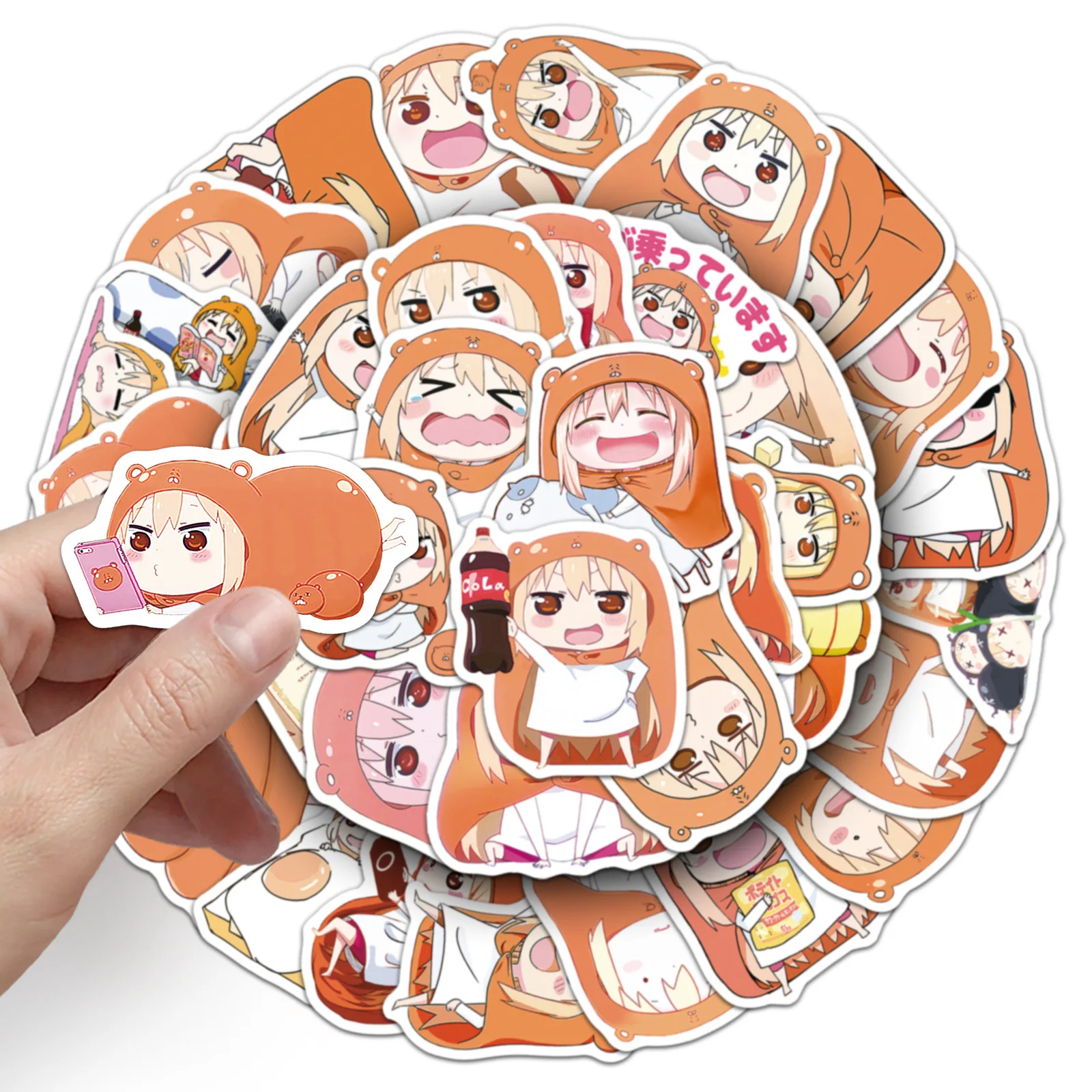 สติกเกอร์โดมะ อุมารุ น่ารัก 10/50 ชิ้น สติกเกอร์อนิเมะ สติกเกอร์มีม สำหรับตกแต่งสมุดภาพ กระเป๋าเดินทาง แล็ปท็อป กีตาร์ รถยนต์ จักรยาน สเก็ตบอร์ด ของเล่นการ์ตูน ของขวัญ