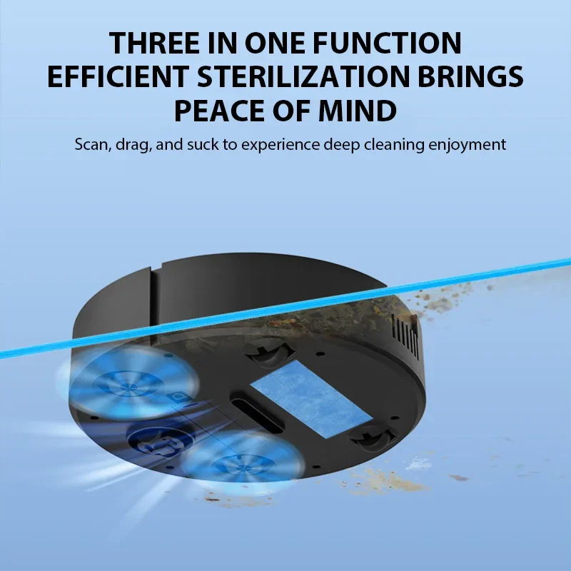 Новый беспроводной умный робот-пылесос, многофункциональный супер тихий пылесос, увлажнение для домашнего использования, бытовая техника