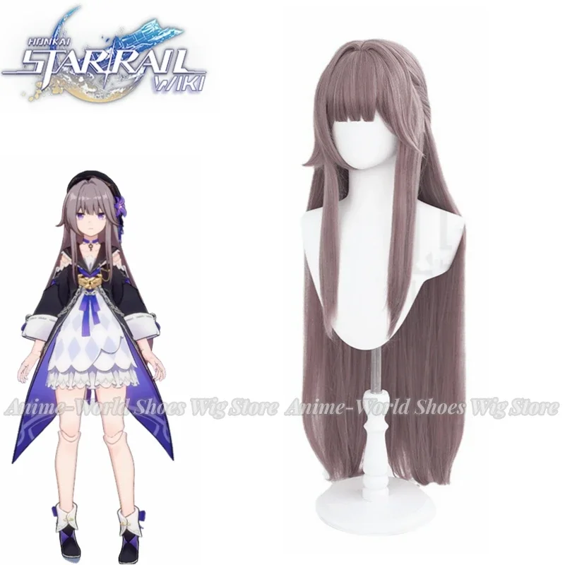 Honkai Star Rail Cosplay Herta Sapatos Botas Curtas Peruca Anime Jogo Acessório Halloween Carnaval Festa Roupa Mulheres Menina Homens