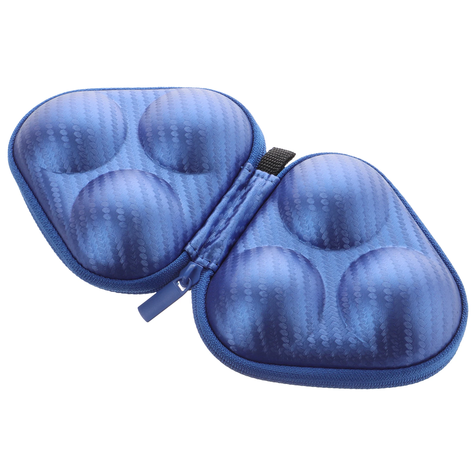 

Table Tennis Ball Case for 3 Balls Blue EVA Lightweight Portable Storage Bag Protective Design Reusable Solution Practical