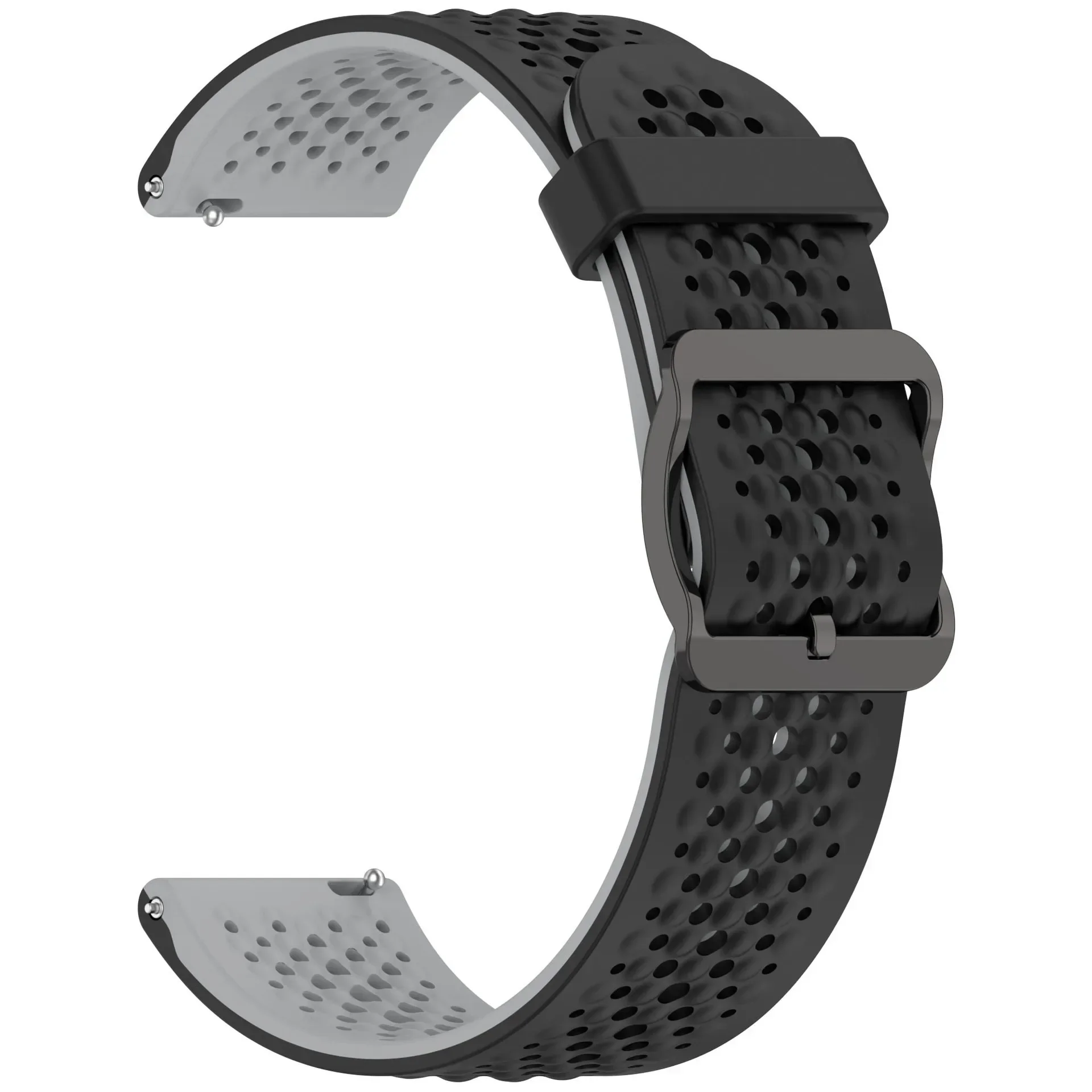 Liquid Original Silicone Strap for Xiaomi Watch S4 S3 S2 S1 Bracelet Huawei Watch 5 4 GT6 GT5-4-3 46mm Galaxy Watch 4/5/6/7 Band