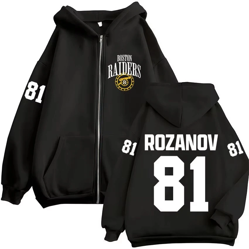 Rivalidad intensa: Ilya Rozanov 81, Boston Raiders. Ropa de la marca, sudaderas con cremallera, ropa de moda para hombre y mujer, chaquetas y abrigos.
