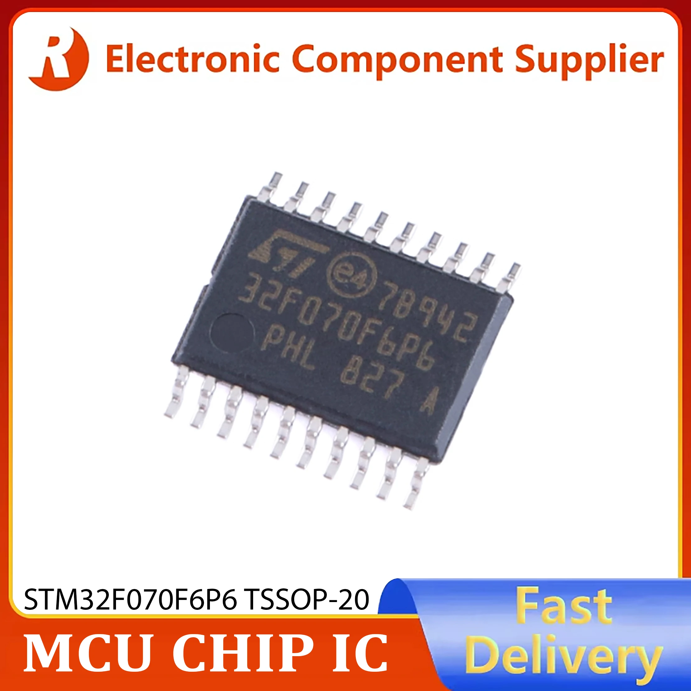

5 шт. оригинальный STM32F070F6P6 TSSOP-20 ARM Cortex-M0 32-битный микроконтроллер MCU, 100% новый чип