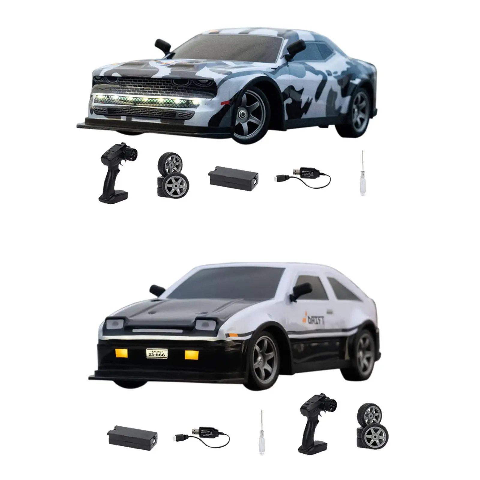 1/16 RC Drift Car 4WD Classic Vehicle Toy for Birthday Holiday Party Favors