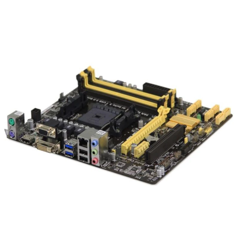 Placa-mãe para amd a88x a88 a88xm-a, soquete fm2 + ddr3 64gb, sata iii, usb 3.0