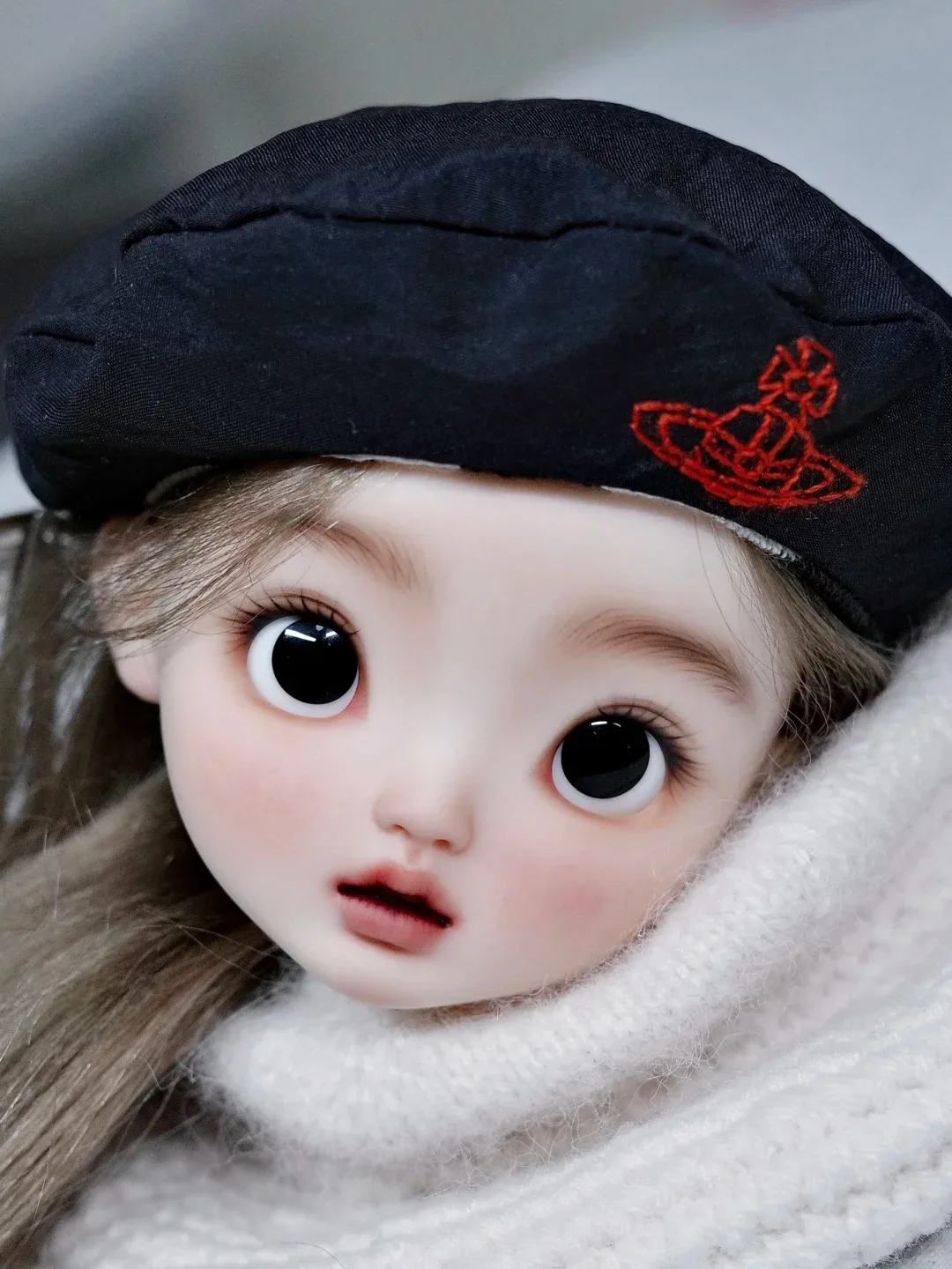 

Новая кукла BJD 1/6, девочка с толстой одинарной головой Бонни, Nimo Sisters, из смолы, игрушечный ангел, только голова.