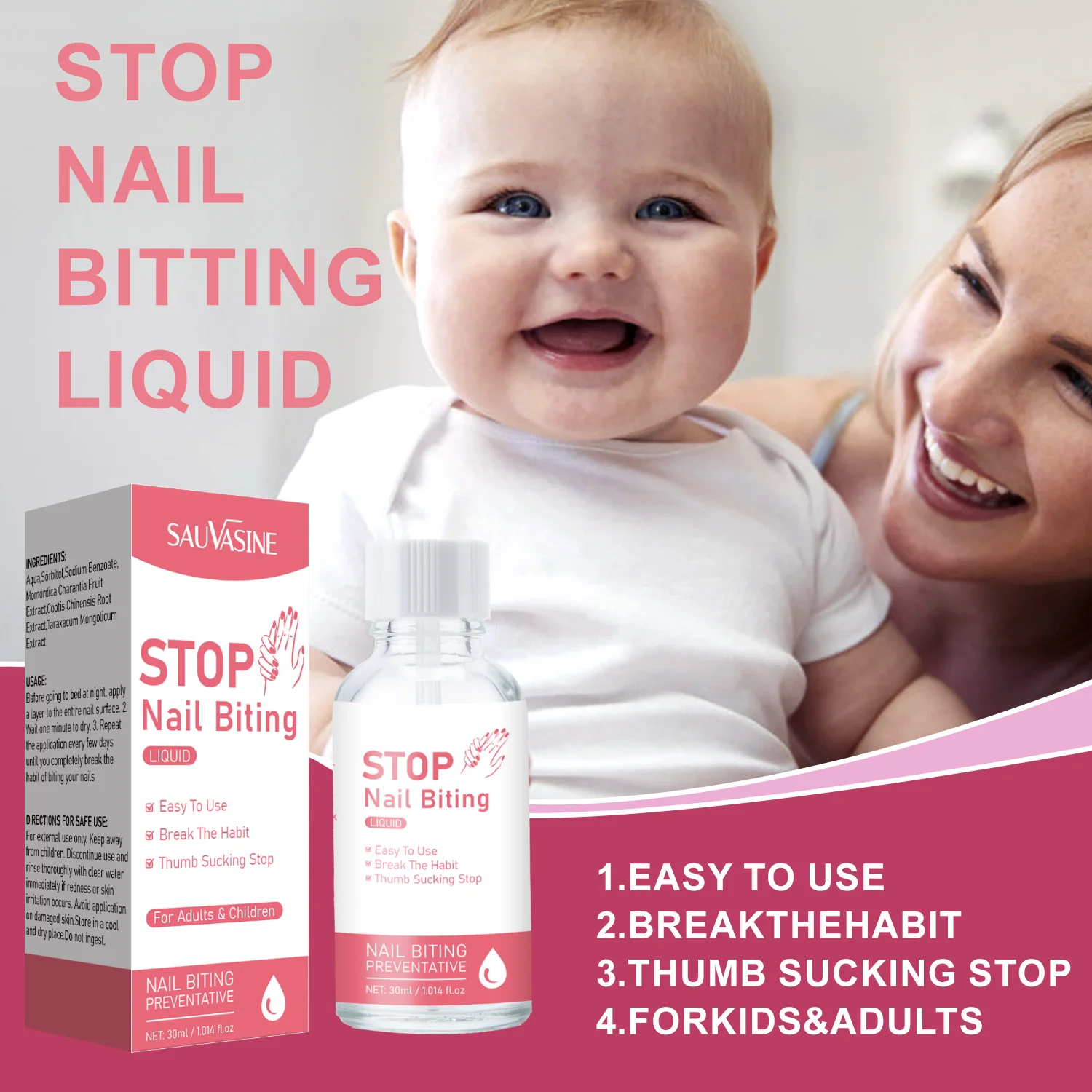 15ml เด็ก Anti-กัดเล็บ Bitter เล็บน้ําไม่มีกัดหนังกําพร้าไม่เล็บกัด Care ปลอดสารพิษหยุดกินเล็บ