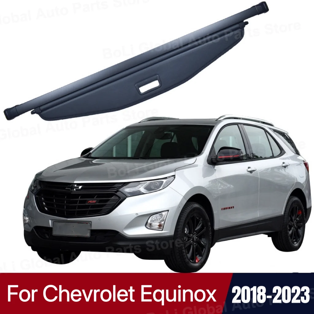 For Chevrolet Equinox Holden 2018 2019 2020 2021 2022 2023 Car Rear Trunk Cargo Cover Retractable Shield Shade Luggage Curtain