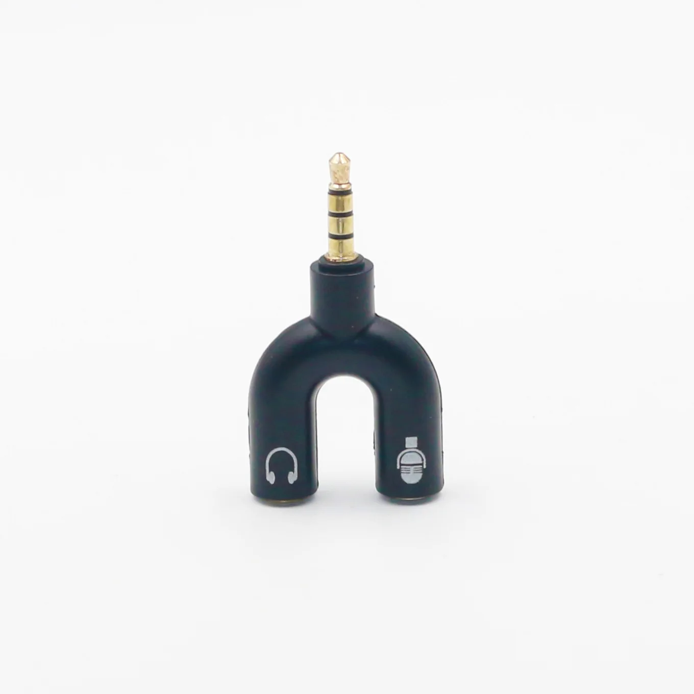 جودة عالية جاك 3.5 مللي متر الصوت كابل موصل سماعة التوصيل 1 وينقسم 2 الأزواج حصة سماعة محول