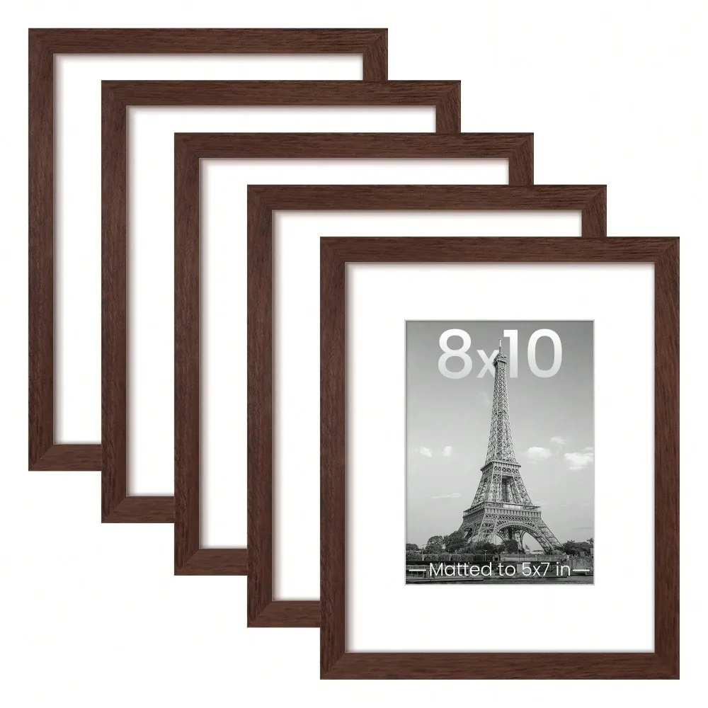 

Набор из 5 пластиковых рамок для фотографий – для фото размером 8x10, 11x14, 12x16, 16x20 и 18x24 – легкий декор для стен
