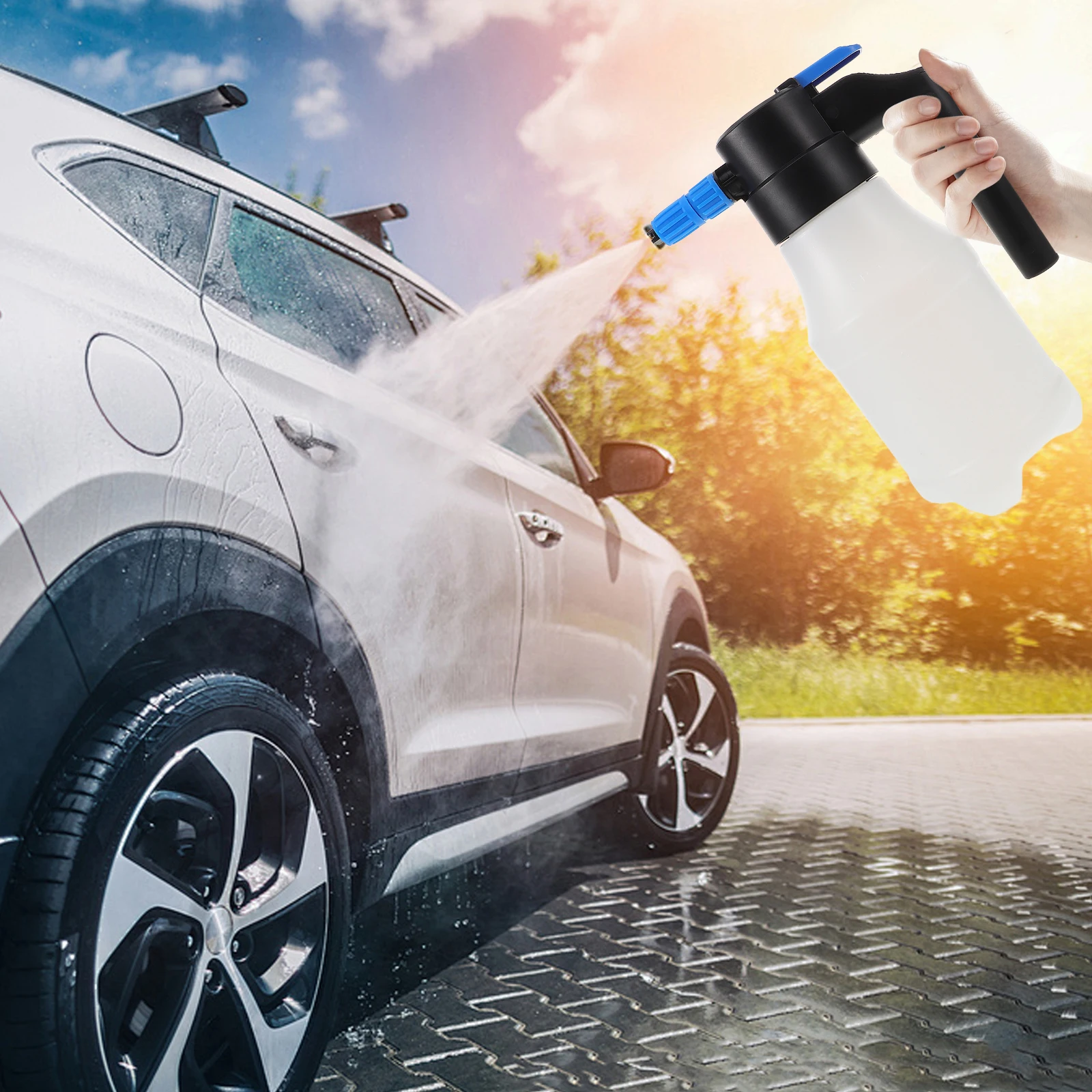 

Electric Foam Capacity Tank Adjustable Nozzle Car Wash Sprayer Car Wash Tool Foam Garden Hose Garden Hose Sprayer