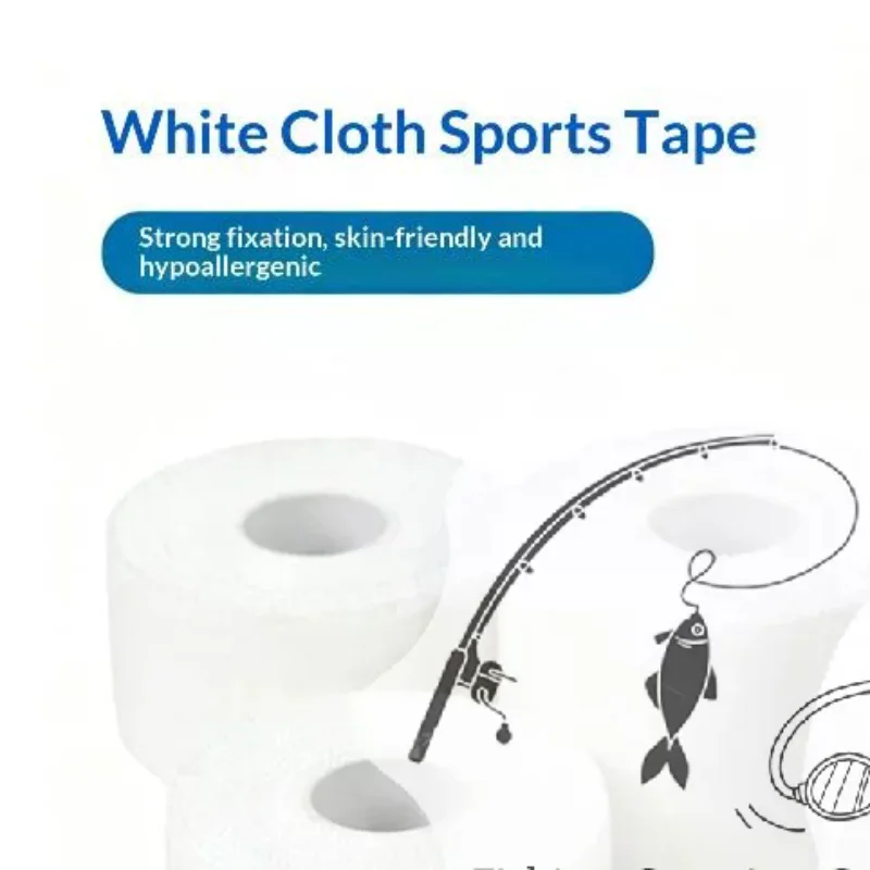 2.5/3.8/5cm Wide Ankle Stretching Elastic Sports Bandage Cotton Waterproof Easy To Tear Leaves No Residue 10 Meters Long