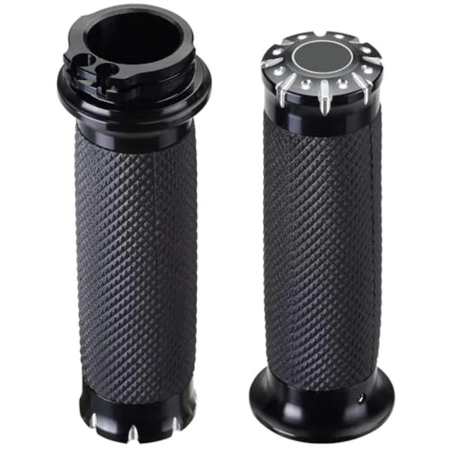 

Рукоятки, 1-дюймовые ручки для руля мотоцикла, кабель дроссельной заслонки, совместимый для Honda Yamaha Suzuki Kawasaki Harley Davidson Sportst