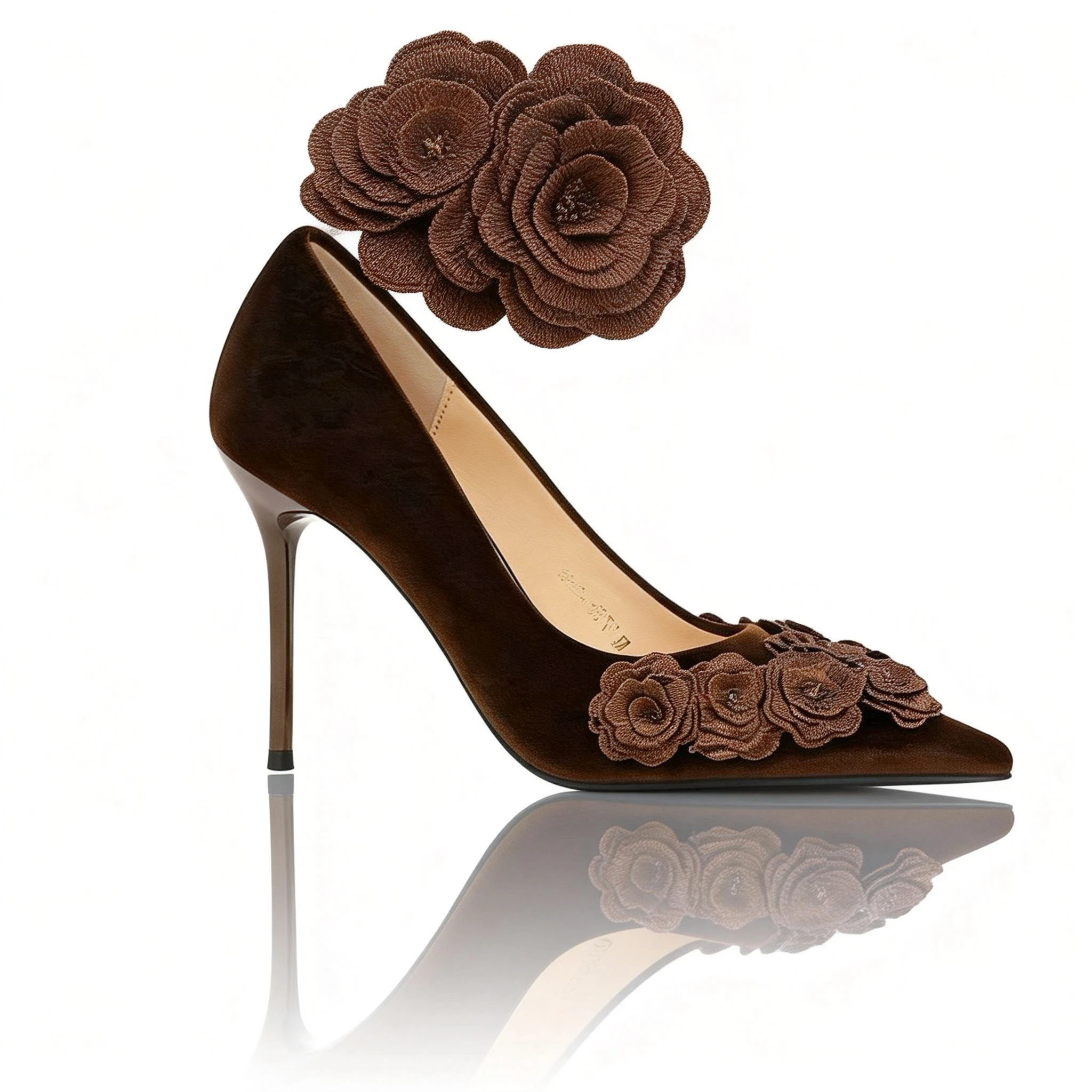 

Bloomsteps Elegant Low-Cut Pumps for Women Genuine Leather Stiletto-Heel Pointed-Toe Soufflé-Style French-Inspired High Heels