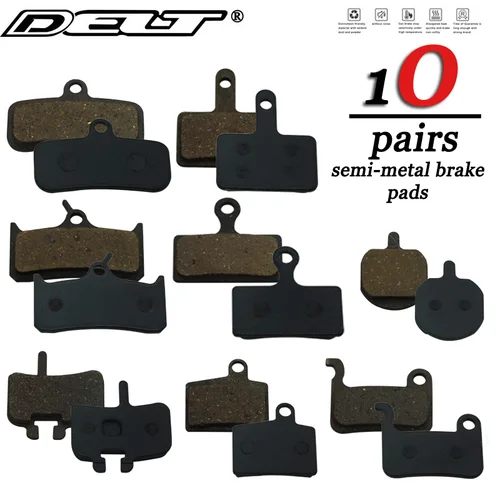 Pastillas de freno de disco hidráulico para bicicleta, SHIMANO XT pieza para/R M9100 MT5 SRAM Avid M8000 Elixir ZOOM Hayes MAGURA FORMUL, 10 pares