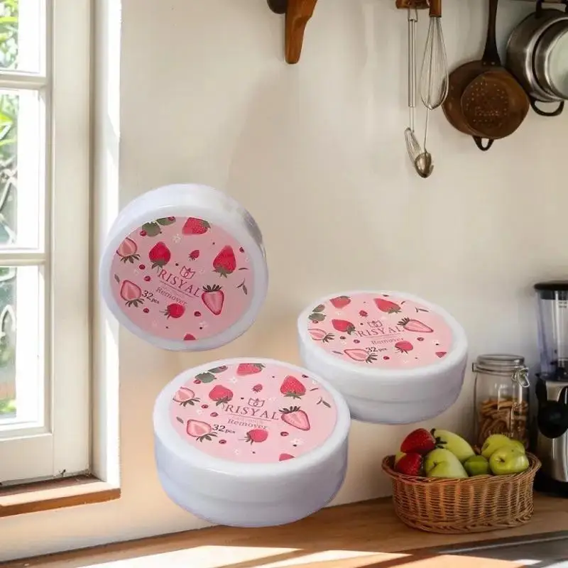 32 pz/scatola Forniture per la rimozione delle unghie usa e getta Naturale Sicuro Smalto per unghie Colla Rimozione Asciugamano Pezzo per unghie Strumenti per manicure