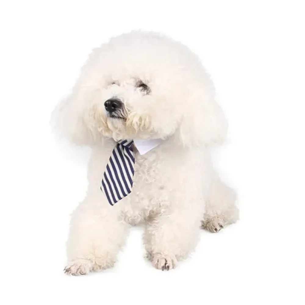 Pet Puppy Bow Tie Necktie, Adjustable Pet Neck Tie Costume Formal Dog Collar for Small Dogs and Cats Puppy Grooming Ties