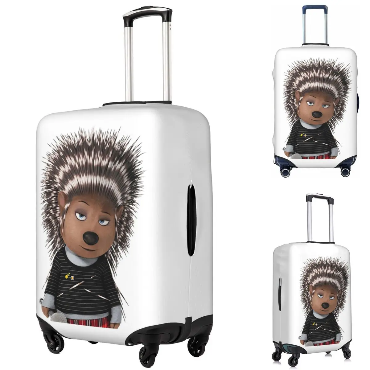 

Ash Sing Movie Character Suitcase Cover Protection Elastic Trip Luggage Protector Covers for 18-32 Inch