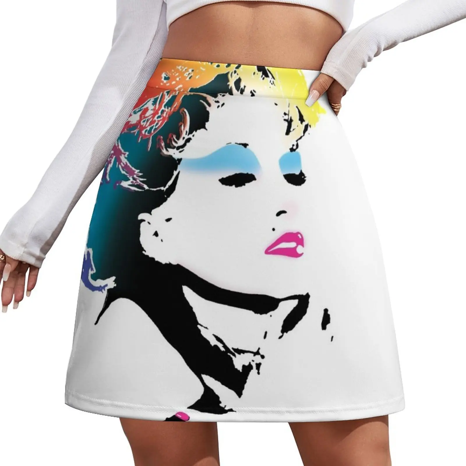 

1980s Retro Pop #1 Mini Skirt luxury women skirts luxury clothes women Woman short skirt