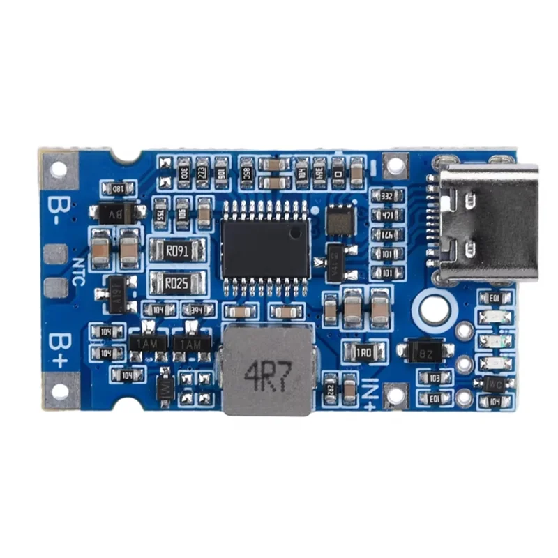 

ABCL Type-C USB 2S 3S 4S BMS 4.5V-15V 18W 2A Lithium Battery Charging Module Support QC Fast Charge Temperature Protection 2S