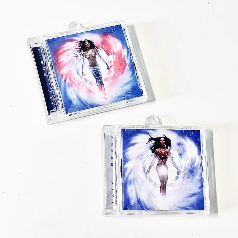 

Брелок Pop Katy Perry MINI Music CD NFC, играющие песни 143, альбом, ожерелье «сделай сам», брелок для ключей для косплея, акриловый кулон, аксессуары на заказ
