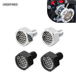 For Harley Sportster XL883 XL1200 Dyna Softail Touring Road King CVO Aluminum Motorcycle Air Filter Cleaner Breather Bolts Kits