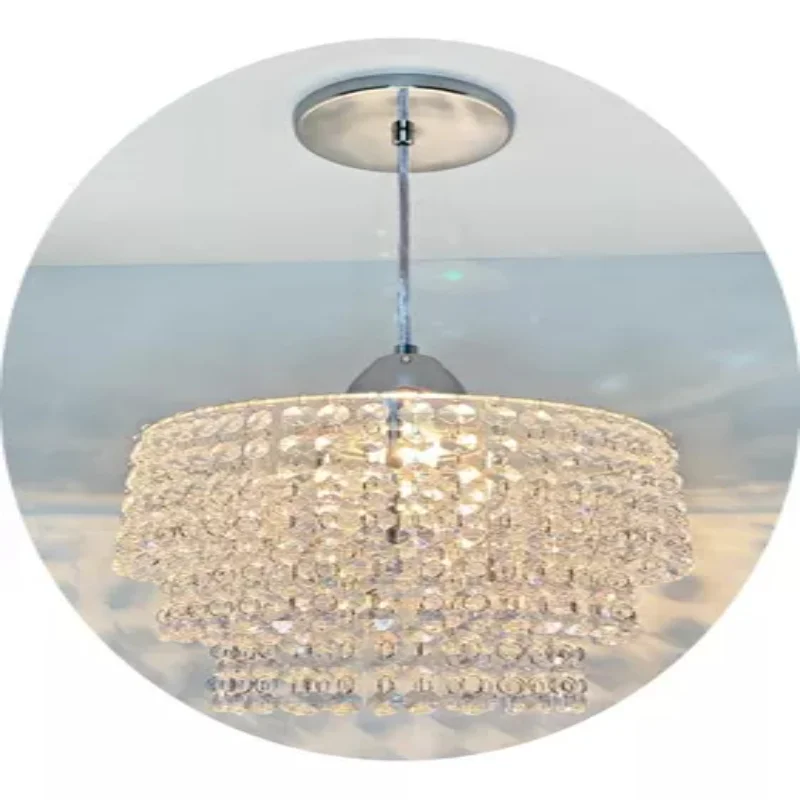 Chandelier Pendant Crystal Acrylic 03 Plates Round Promotion Luminaires Ceiling Lamps