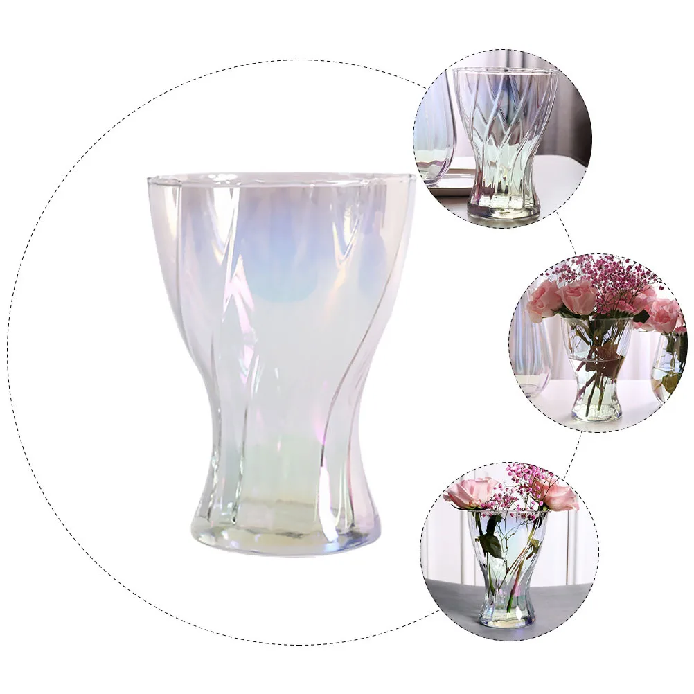 

1Pcs Elegant Flower Vase Decorative Vase for Dry Flowers Premium Glass Container Household Plant Display Artistic Home Decor