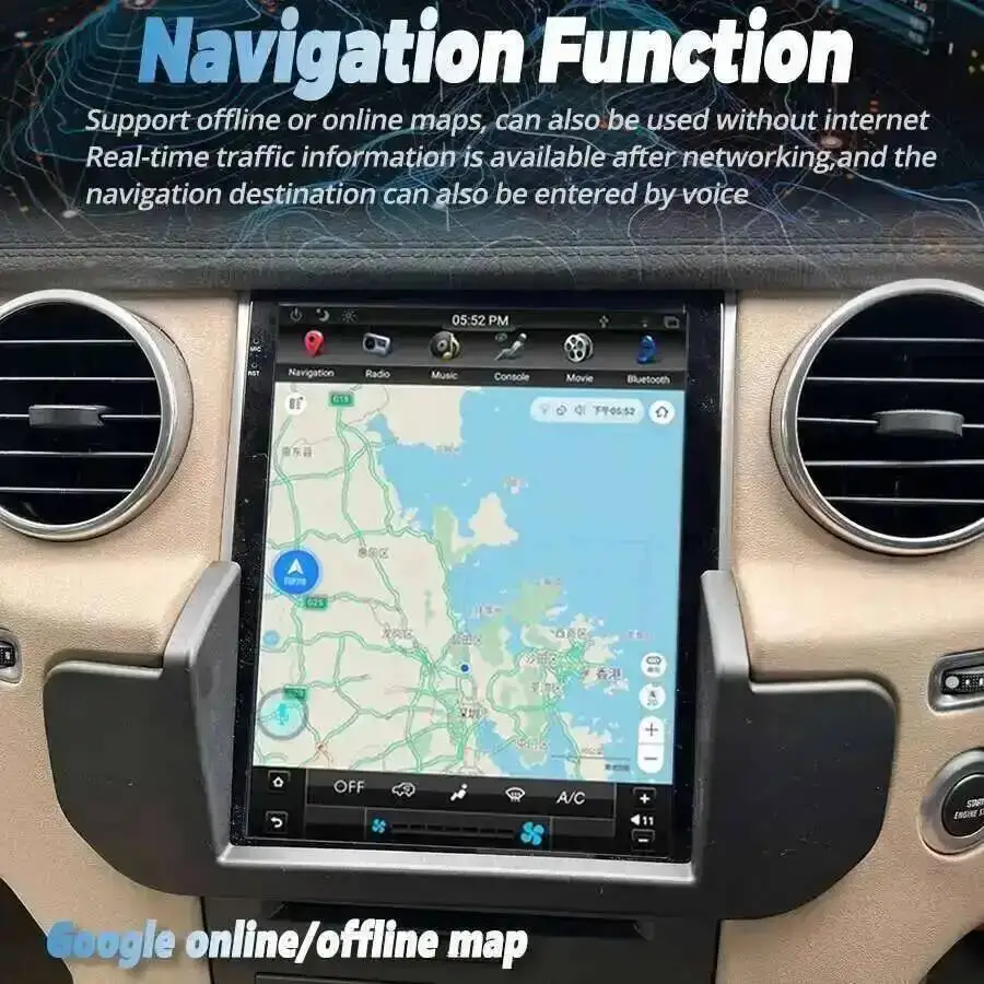 S Touch Screen Android 15 Car Radio For Land Rover Discovery 4 LR4 2009-2016 GPS Navigation Car Stereo DVD Player Carplay 4G HU - view 5