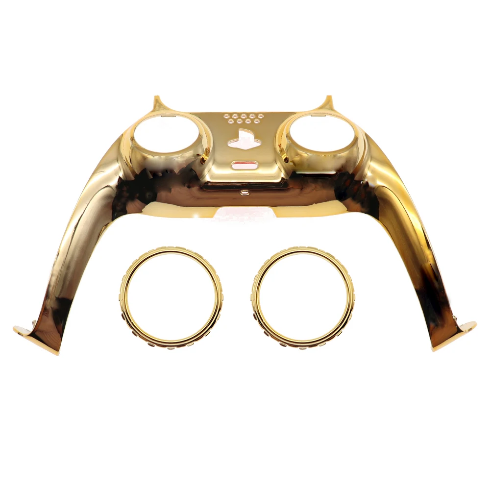 2Set Gamepad مقبض شريط زخرفي لوحدة تحكم PS5 مع عصا التحكم زر عصا حلقات مساعدة للبلاي ستيشن 5